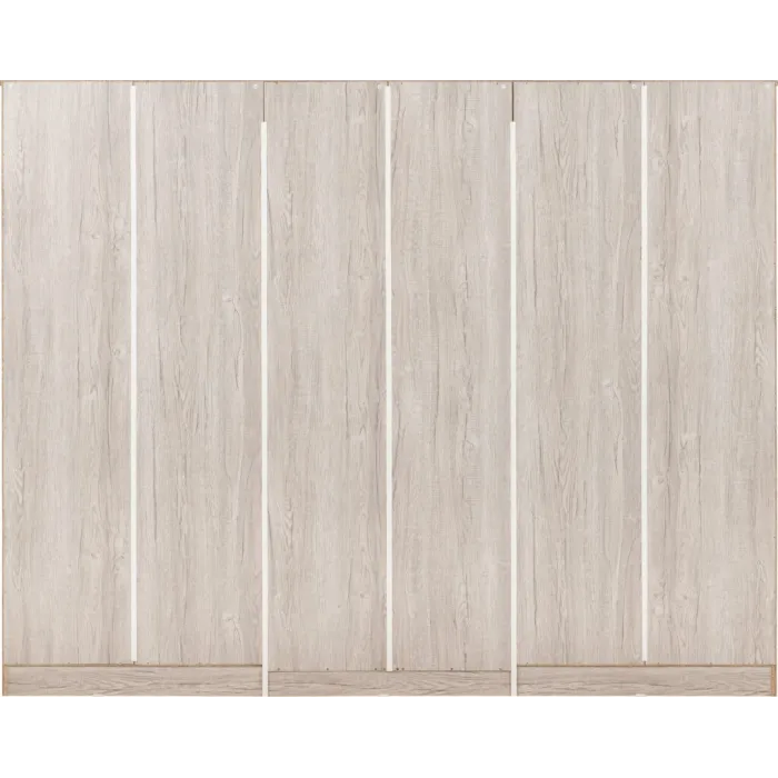 Malvern 6 Door 2 Drawer Wardrobe - Urban | Murphy Furniture