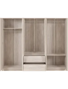 Malvern 6 Door 2 Drawer Wardrobe - Urban | Murphy Furniture 2