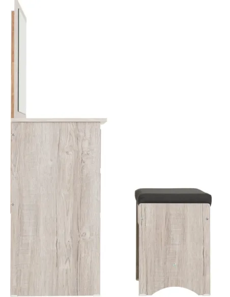 Malvern 3 Drawer Dressing Table Set - Ur | Murphy Furniture