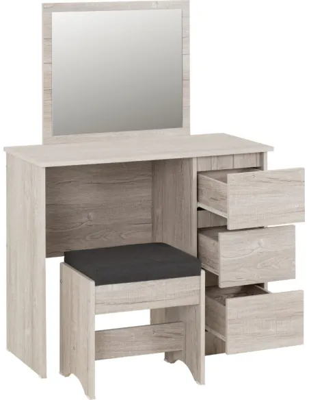 Malvern 3 Drawer Dressing Table Set - Ur | Murphy Furniture
