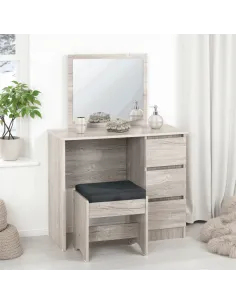 Malvern 3 Drawer Dressing Table Set - Ur | Murphy Furniture