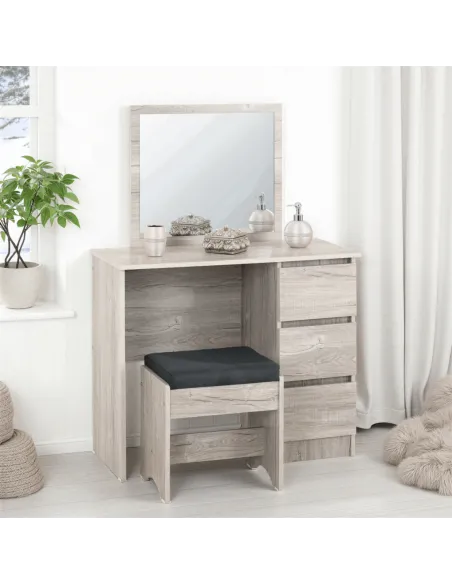 Malvern 3 Drawer Dressing Table Set - Ur | Murphy Furniture