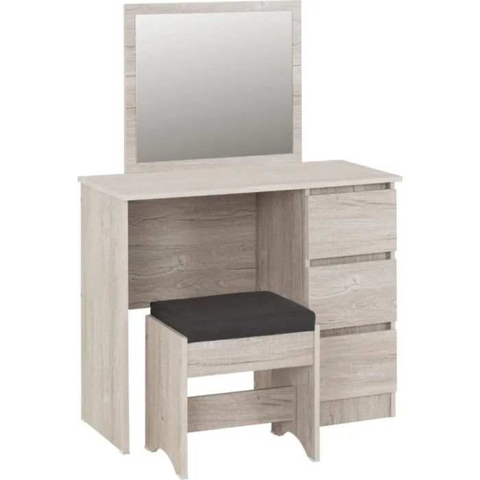 Malvern 3 Drawer Dressing Table Set - Ur | Murphy Furniture