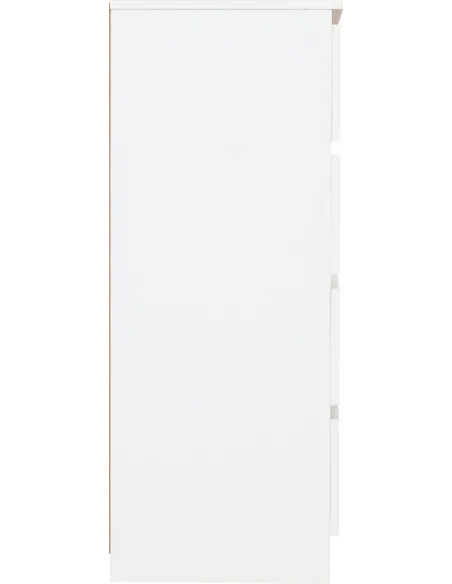 Malvern 3+2 Drawer Chest - White | Murphy Furniture