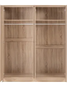 Malvern 4 Door Wardrobe - Sonoma Oak Eff | Murphy Furniture 2