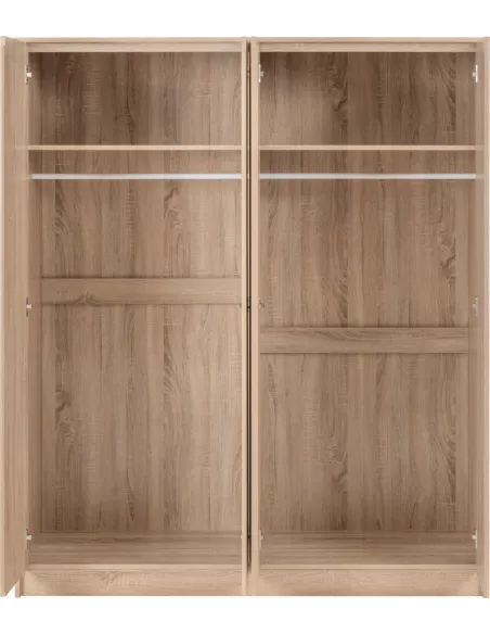 Malvern 4 Door Wardrobe - Sonoma Oak Eff | Murphy Furniture