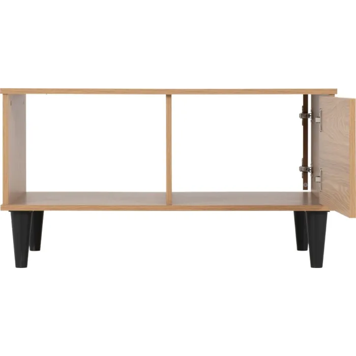 Tessa 1 Door Coffee Table - Natural Oak | Murphy Furniture