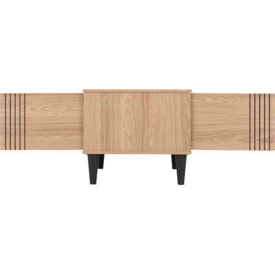 Tessa 1 Door Coffee Table - Natural Oak | Murphy Furniture