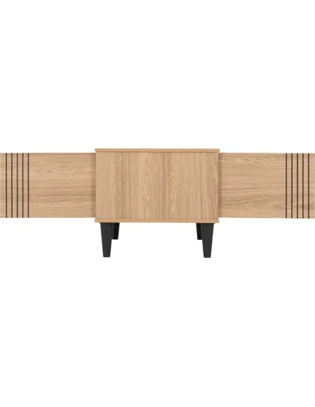 Tessa 1 Door Coffee Table - Natural Oak | Murphy Furniture