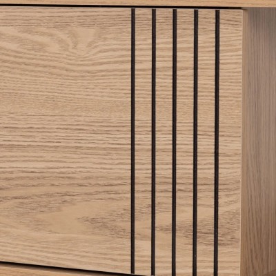 Tessa 1 Door Coffee Table - Natural Oak | Murphy Furniture