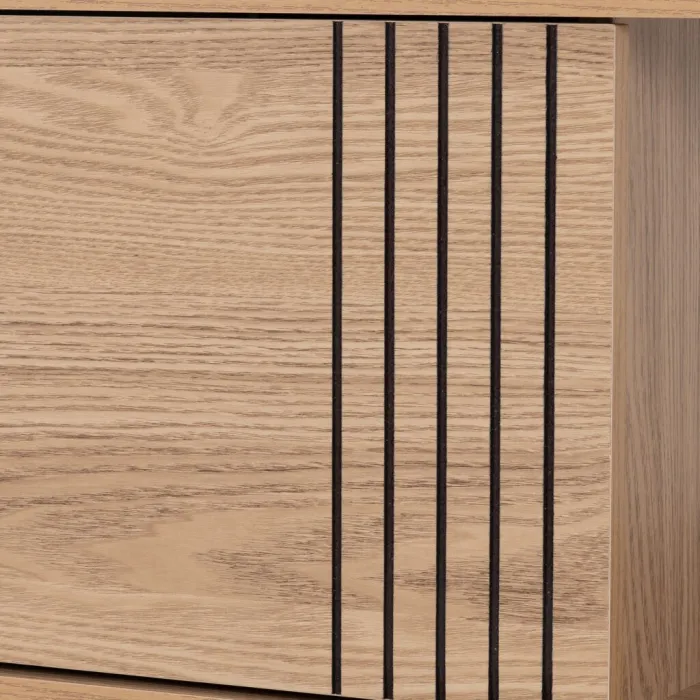 Tessa 1 Door Coffee Table - Natural Oak | Murphy Furniture