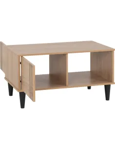Tessa 1 Door Coffee Table - Natural Oak | Murphy Furniture 2