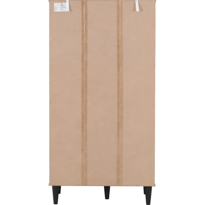 Tessa 1 Door Bookcase - Natural Oak Effe | Murphy Furniture