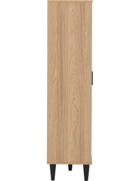 Tessa 1 Door Bookcase - Natural Oak Effe | Murphy Furniture