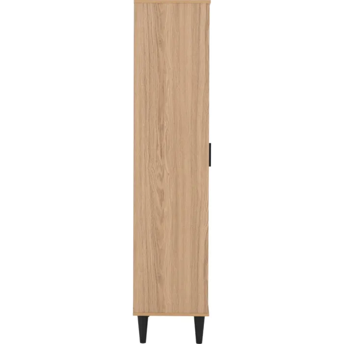 Tessa 1 Door 2 Drawer Bookcase - Natural | Murphy Furniture
