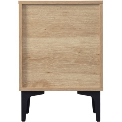 Miami 3 Drawer Bedside Locker - Oak Effe | Murphy Furniture