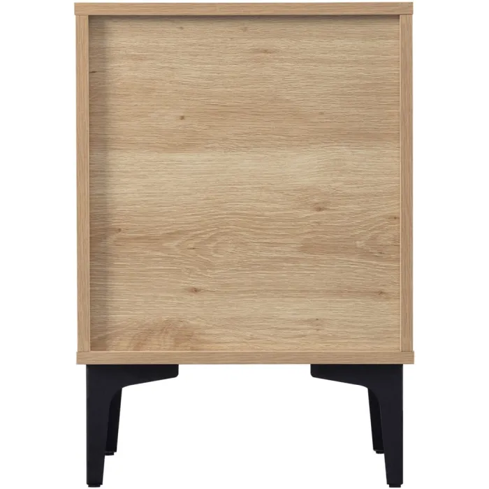 Miami 3 Drawer Bedside Locker - Oak Effe | Murphy Furniture