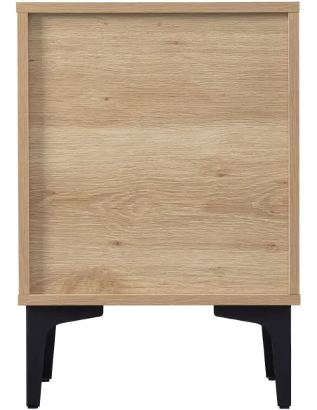 Miami 3 Drawer Bedside Locker - Oak Effe | Murphy Furniture