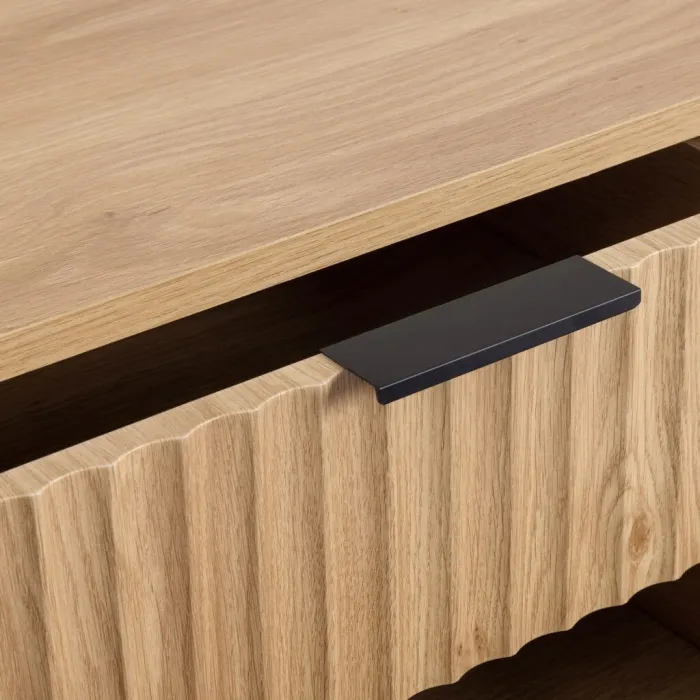 Miami 3 Drawer Bedside Locker - Oak Effe | Murphy Furniture
