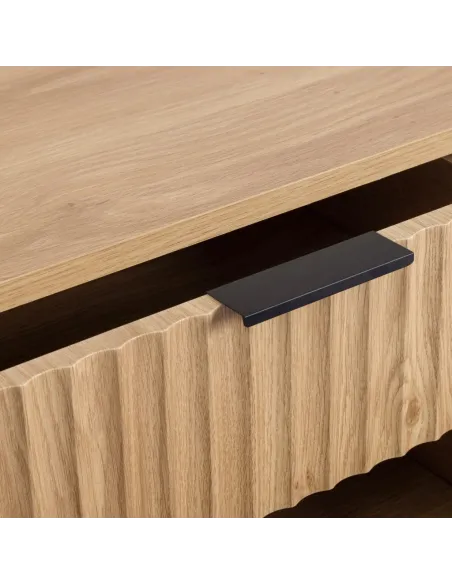 Miami 3 Drawer Bedside Locker - Oak Effe | Murphy Furniture