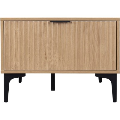 Miami 2 Drawer Coffee Table - Oak Effect | Murphy Furniture