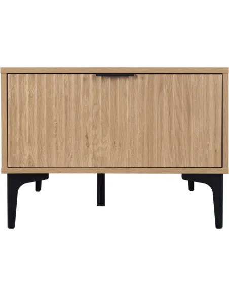 Miami 2 Drawer Coffee Table - Oak Effect | Murphy Furniture