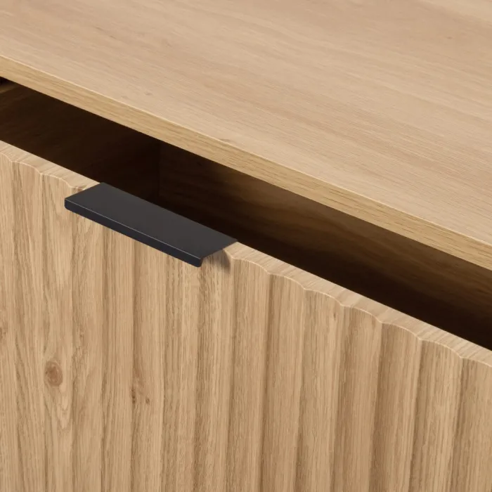 Miami 2 Drawer Coffee Table - Oak Effect | Murphy Furniture