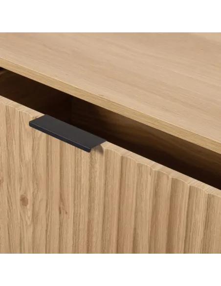 Miami 2 Drawer Coffee Table - Oak Effect | Murphy Furniture