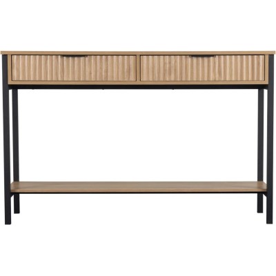 Miami 2 Drawer Console Table - Oak Effec | Murphy Furniture