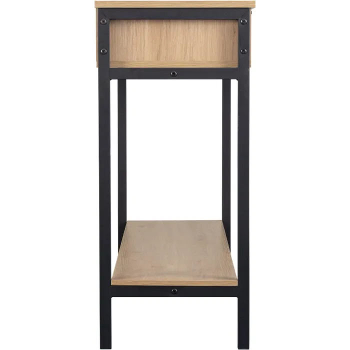 Miami 2 Drawer Console Table - Oak Effec | Murphy Furniture