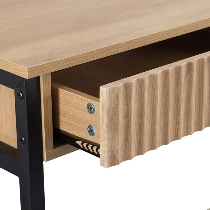 Miami 2 Drawer Console Table - Oak Effec | Murphy Furniture
