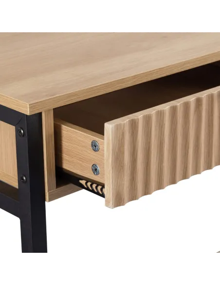 Miami 2 Drawer Console Table - Oak Effec | Murphy Furniture
