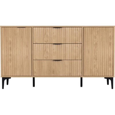 Miami 2 Door 3 Drawer Sideboard - Oak Ef | Murphy Furniture