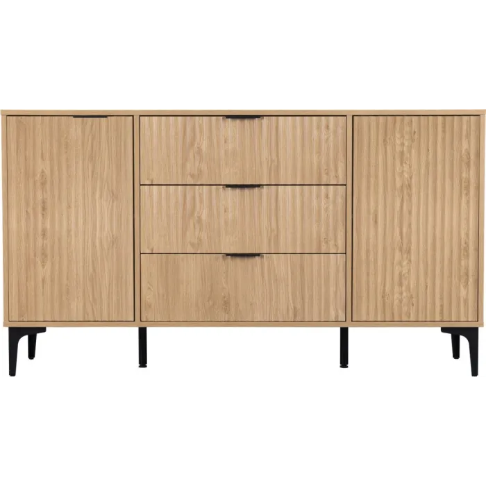 Miami 2 Door 3 Drawer Sideboard - Oak Ef | Murphy Furniture