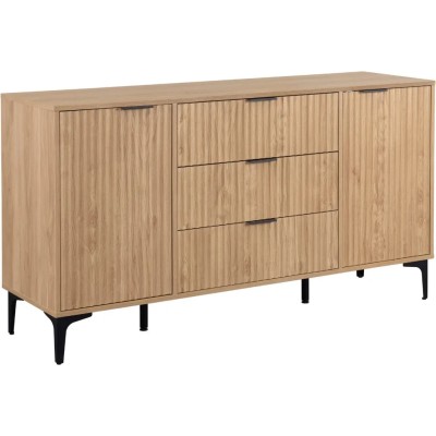 Miami 2 Door 3 Drawer Sideboard - Oak Ef | Murphy Furniture