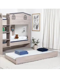 Hector Trundle Bed - Ash Grey | Murphy Furniture