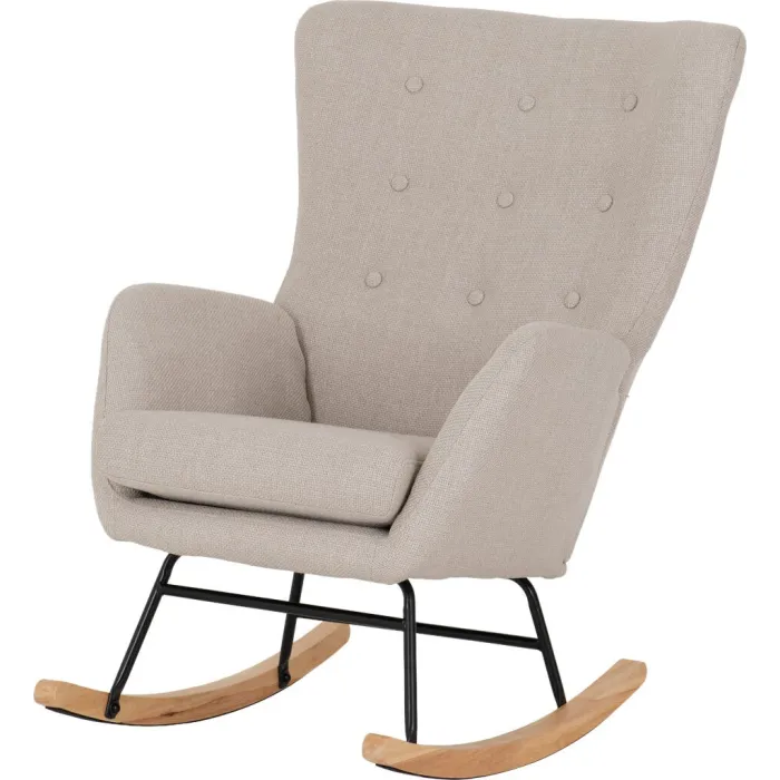 Hayden Rocking Chair - Beige Fabric | Murphy Furniture