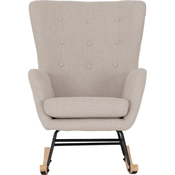 Hayden Rocking Chair - Beige Fabric | Murphy Furniture