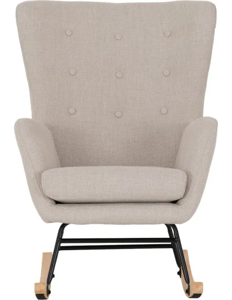 Hayden Rocking Chair - Beige Fabric | Murphy Furniture