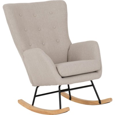 Hayden Rocking Chair - Beige Fabric | Murphy Furniture