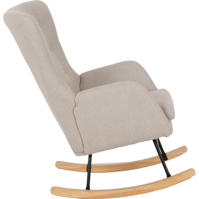 Hayden Rocking Chair - Beige Fabric | Murphy Furniture
