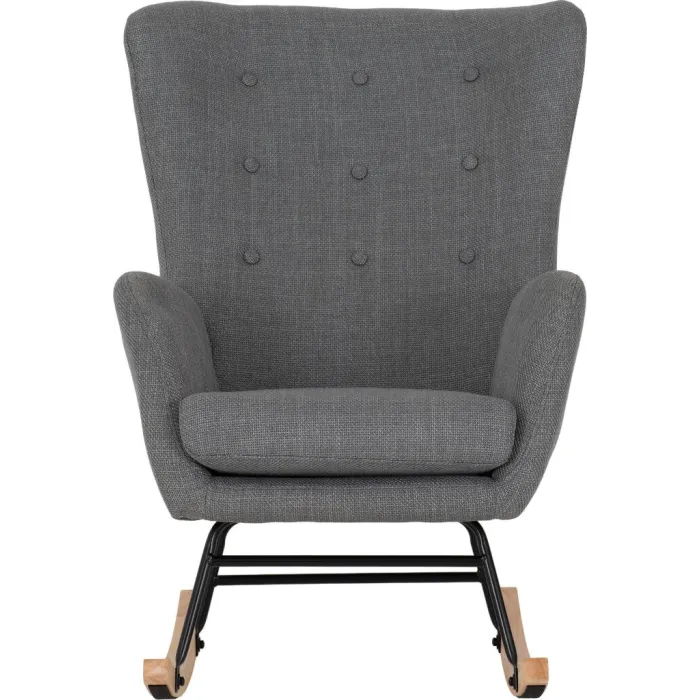 Hayden Rocking Chair - Dark Grey Fabric | Murphy Furniture