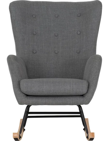 Hayden Rocking Chair - Dark Grey Fabric | Murphy Furniture