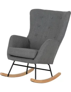 Hayden Rocking Chair - Dark Grey Fabric | Murphy Furniture 2