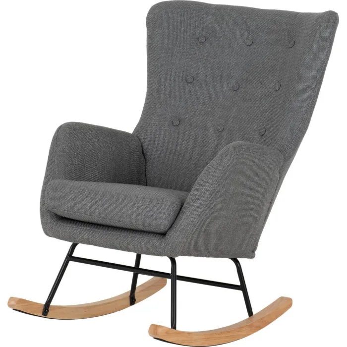 Hayden Rocking Chair - Dark Grey Fabric | Murphy Furniture
