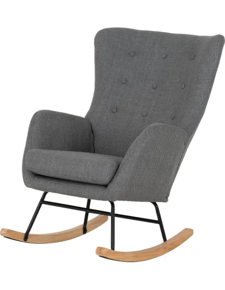 Hayden Rocking Chair - Dark Grey Fabric | Murphy Furniture