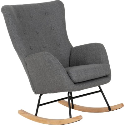 Hayden Rocking Chair - Dark Grey Fabric | Murphy Furniture