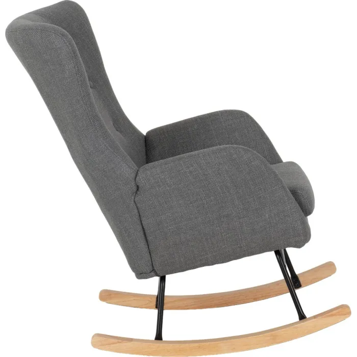 Hayden Rocking Chair - Dark Grey Fabric | Murphy Furniture