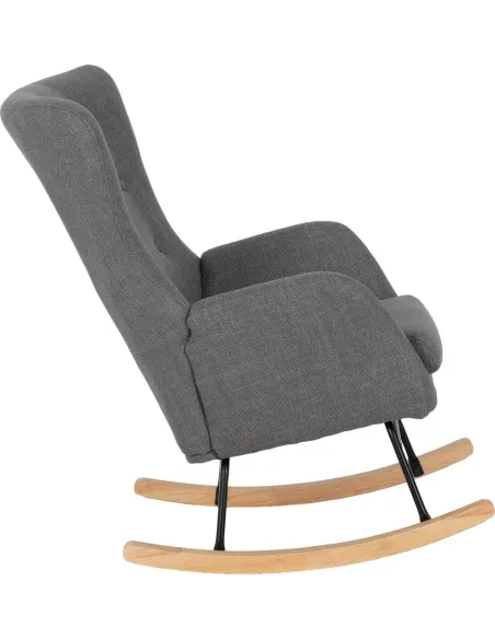 Hayden Rocking Chair - Dark Grey Fabric | Murphy Furniture