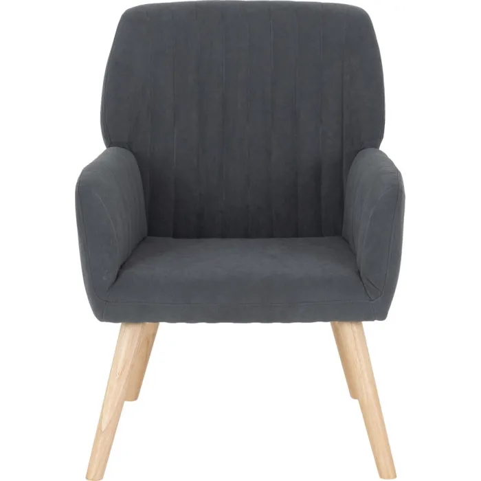 Jordan Occasional Chair - Dark Grey Velv | Murphy Furniture